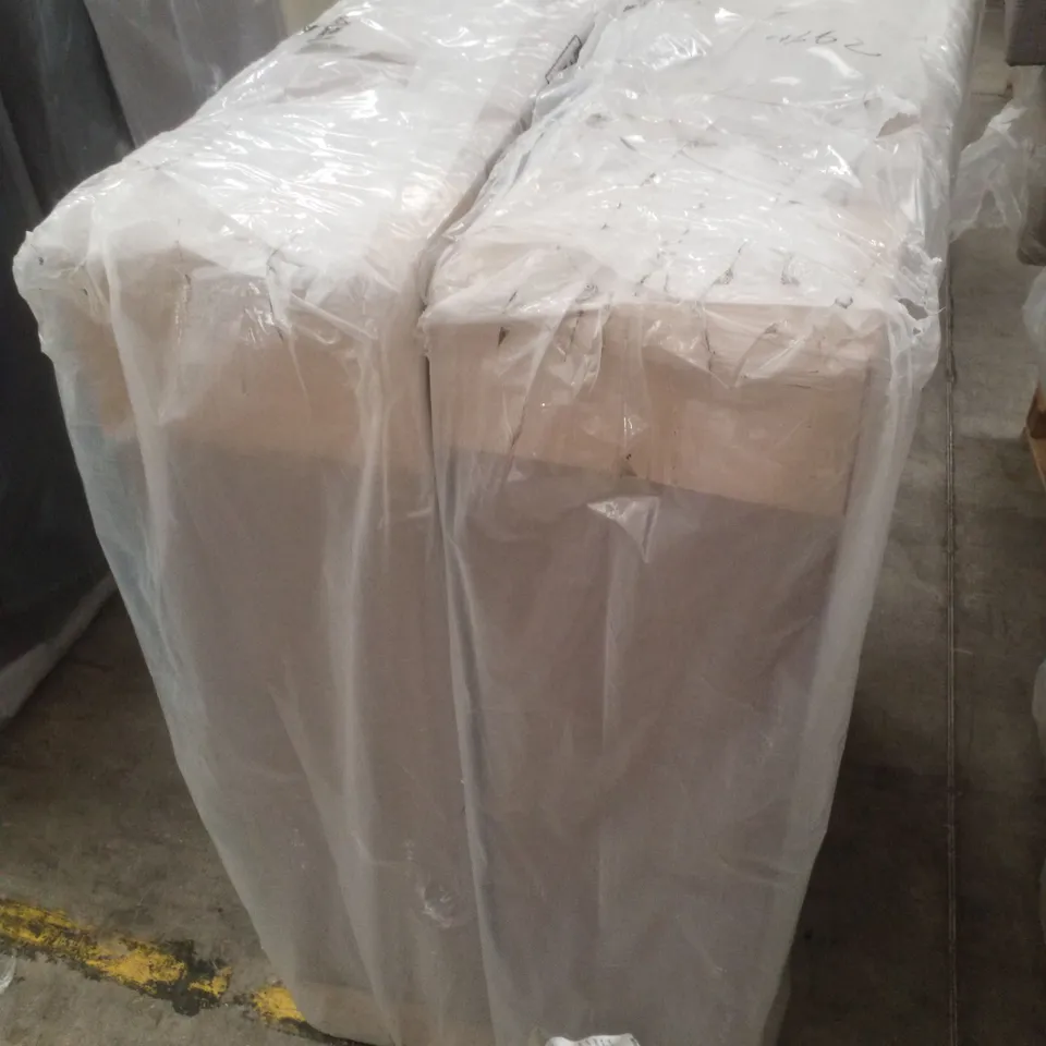 BAGGED FOGARTY 4FT6 DOUBLE DIVAN BASE - 4 DRAWER - NATURAL (2 PARTS)