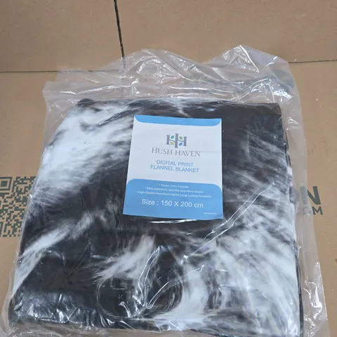 HUSH HAVEN DIGITAL PRINT FLANNEL BLANKET – 150 X 200 CM