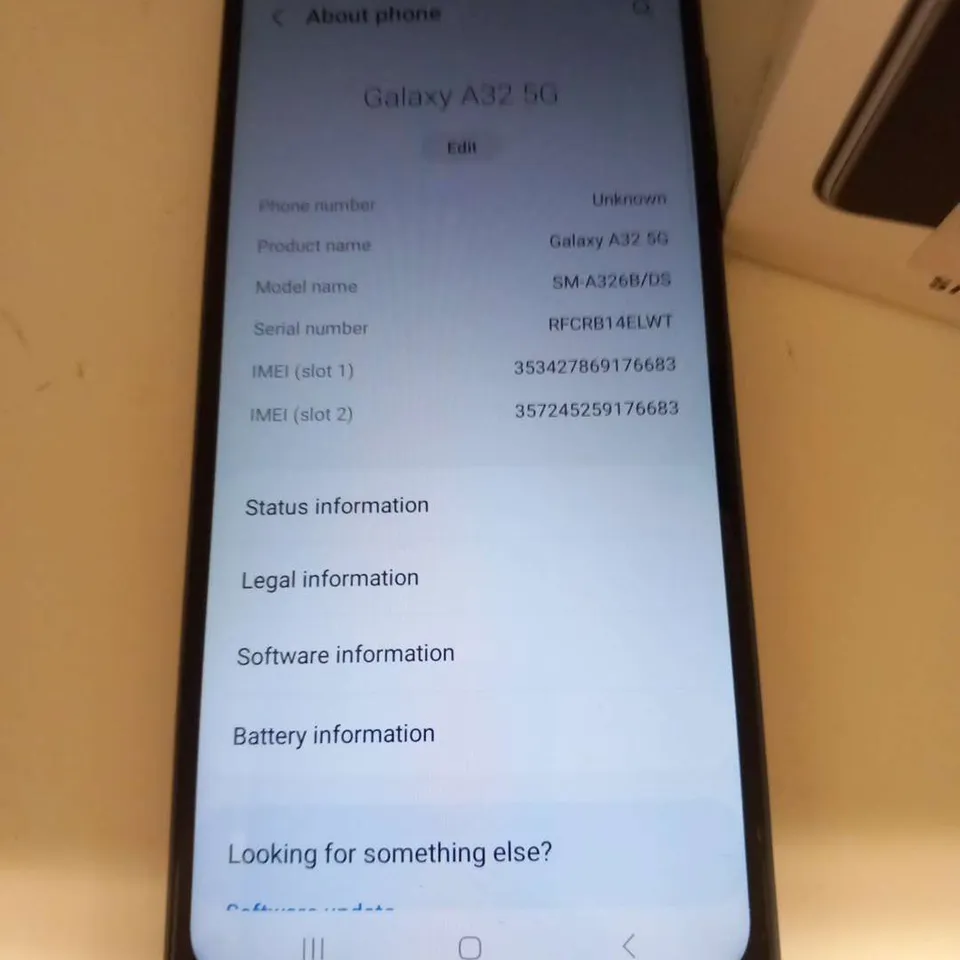 BOXED SAMSUNG GALAXY A32 5G MOBILE PHONE