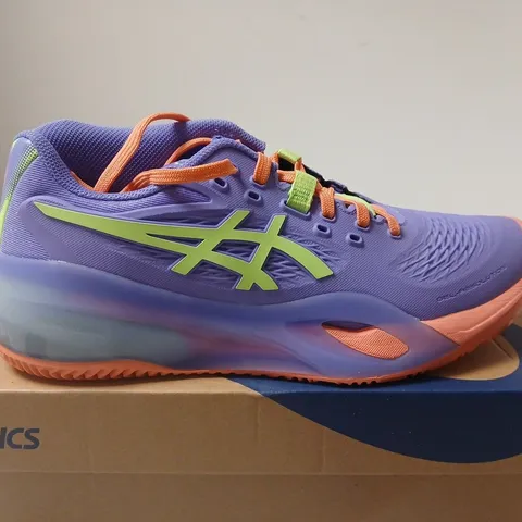 ASICS GEL-RESOLUTION X PADEL WOMEN'S SHOES – AMETHYST & ILLUMINATE GREEN UK 5.5