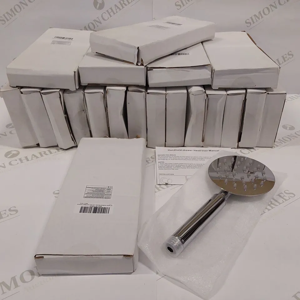 20 BRAND NEW BOXED HANDHELD SHOWER HEADS 