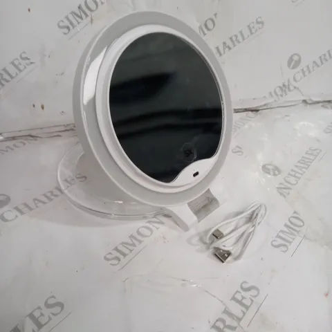 BOXED SIMPLY BEAUTY DOUBLE SIDED FLEX STAND LED VANITY MIRROR