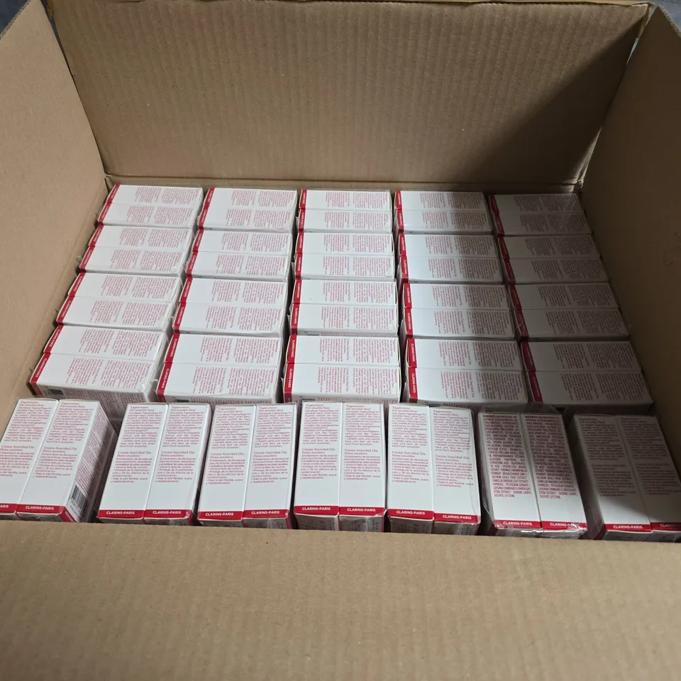 LARGE QUANTITY OF CLARINS CRÈME DOUCEUR JOUR – GENTLE DAY CREAM FOR SENSITIVE SKIN, 5ML