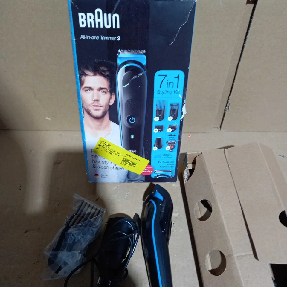 BOXED BRAUN ALL IN ONE TRIMMER 3