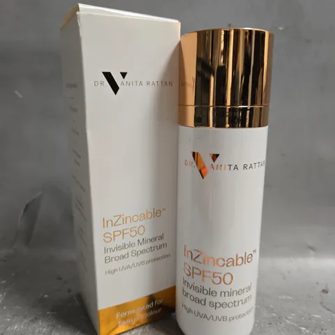 BOXED DR VANITA RATTAN INZINCABLE SPF50 120ML 