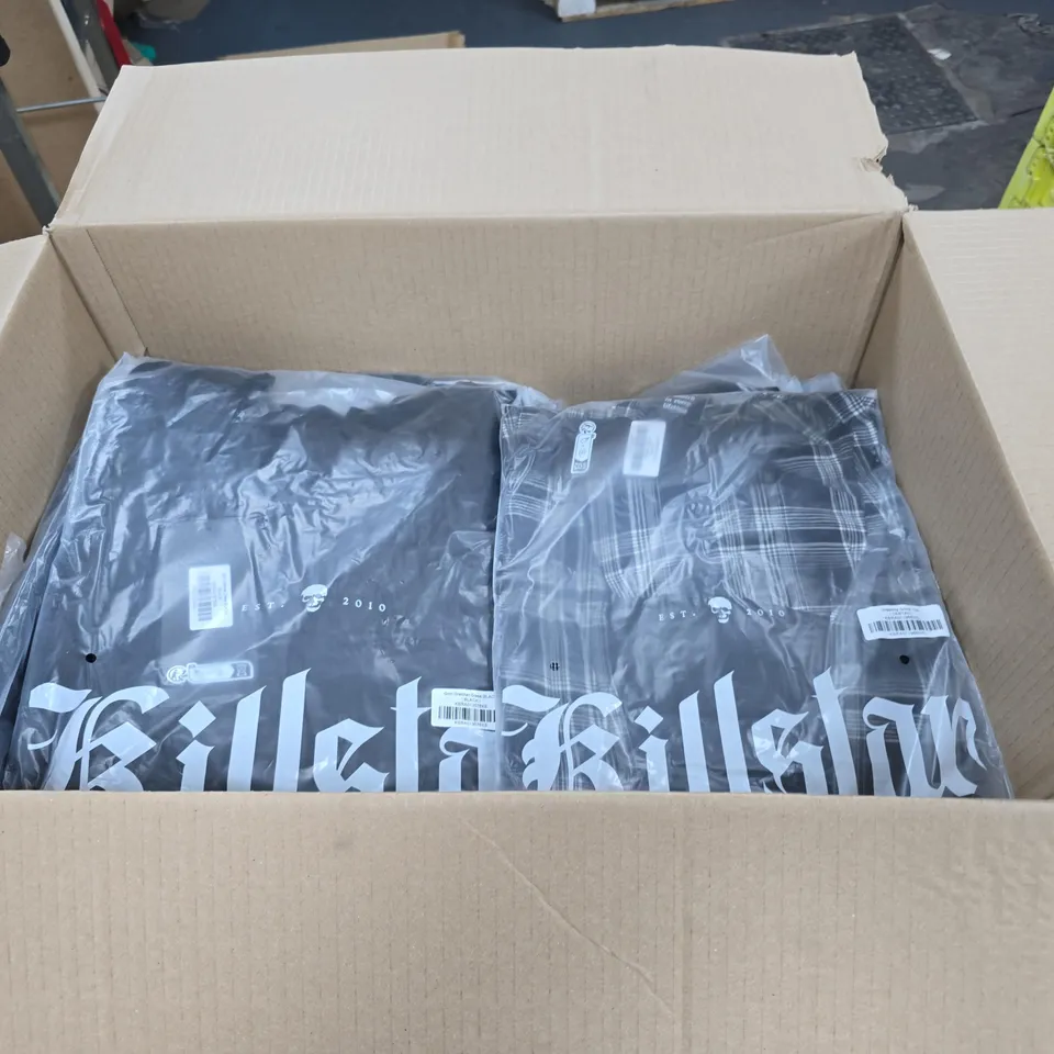 LOT OF APPROXIMATELY 32 BRAND NEW KILLSTAR ITEMS TO INCLUDE GRIM GRETCHEN DRESSES AND UNEARTHY GROVE TOPS - VARIOUS SIZES