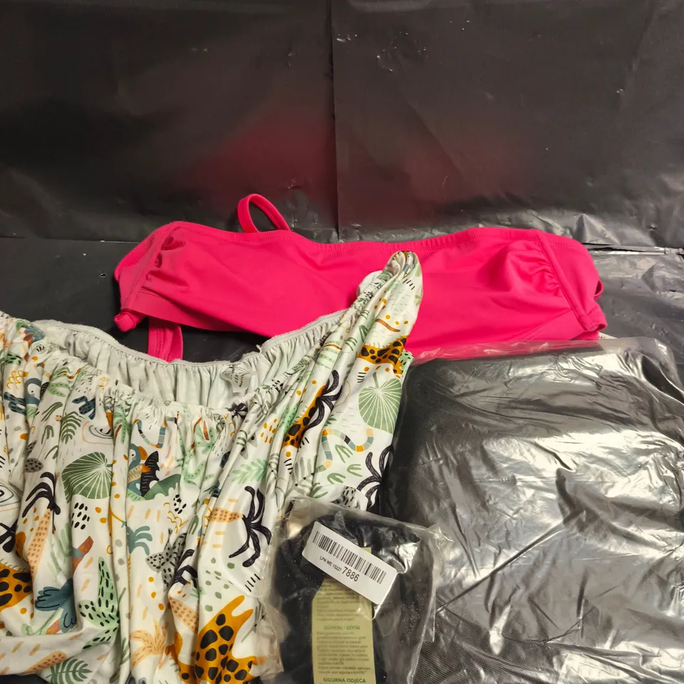 APPROXIMATELY 20 ASSORTED CLOTHING PRODUCTS IN VARIOUS SIZES TO INCLUDE TROUSERS, TOPS, JOGGERS ETC