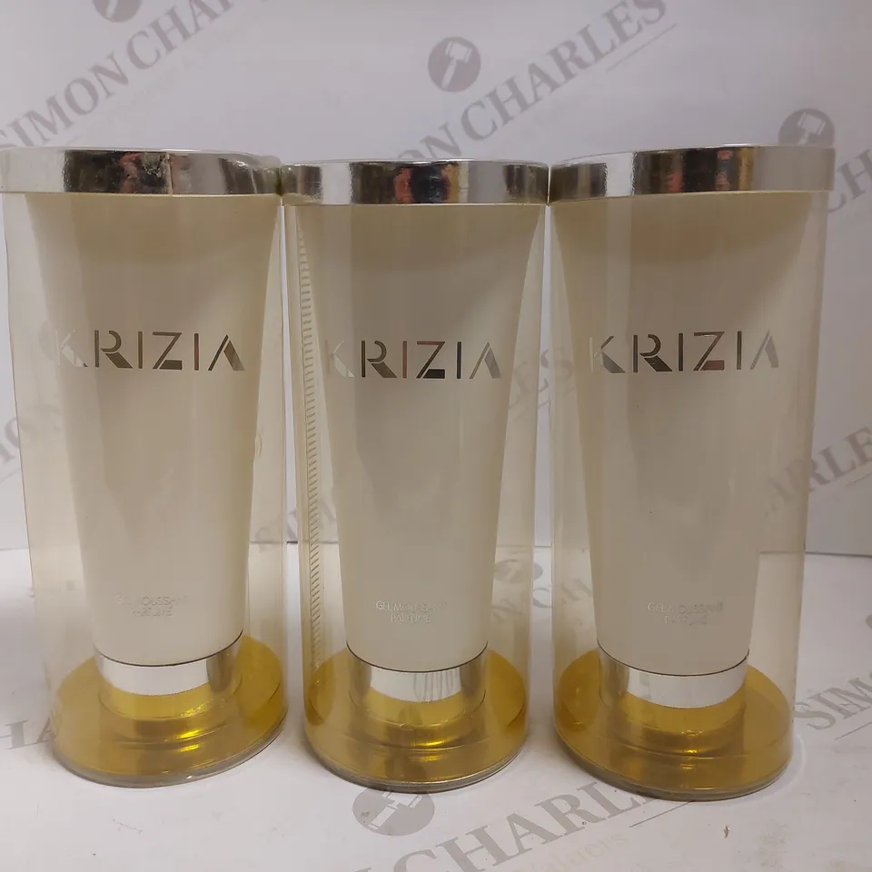 BOX OF 3 KRIZIA GEL MOUSSANT PARFUMEE - 200ML