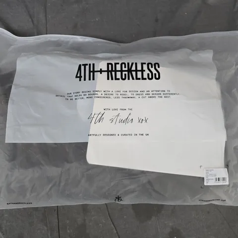 BAGGED 4TH RECKLESS TABI TRENCH COAT IN KHAKI SIZE 6