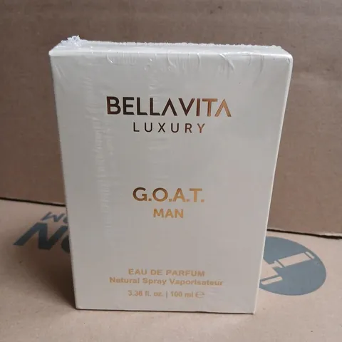 BOXED AND SEALED BELLAVITA LUXURY G.O.A.T. MAN EAU DE PARFUM 100ML