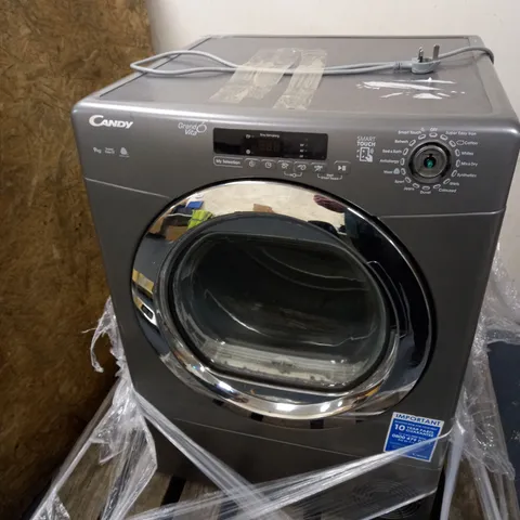 CANDY GRAND O'VITA GVSC9DCGR FREESTANDING CONDENSER TUMBLE DRYER- COLLECTION ONLY