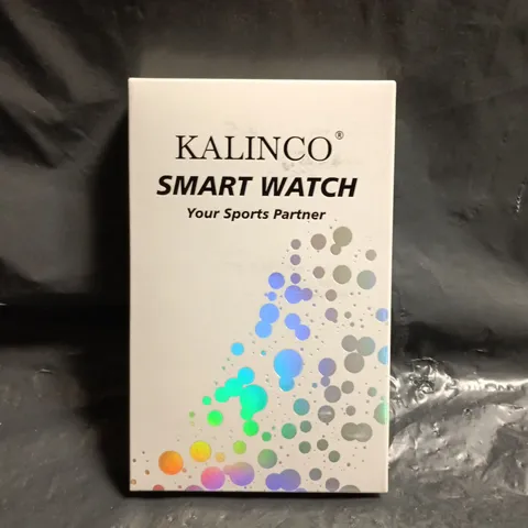 BOXED KALINCO IDW25 SMART WATCH IN BLACK