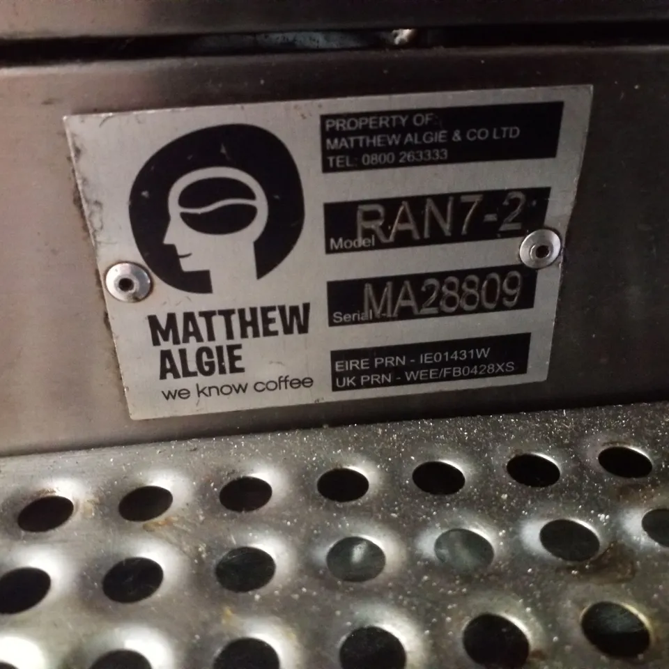 RANCILIO RAN7-2 COMMERCIAL 2 BARRISTA COFFEE MACHINE