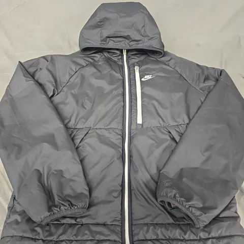 NIKE THERMA-FIT JACKET, BLACK, UK SIZE S