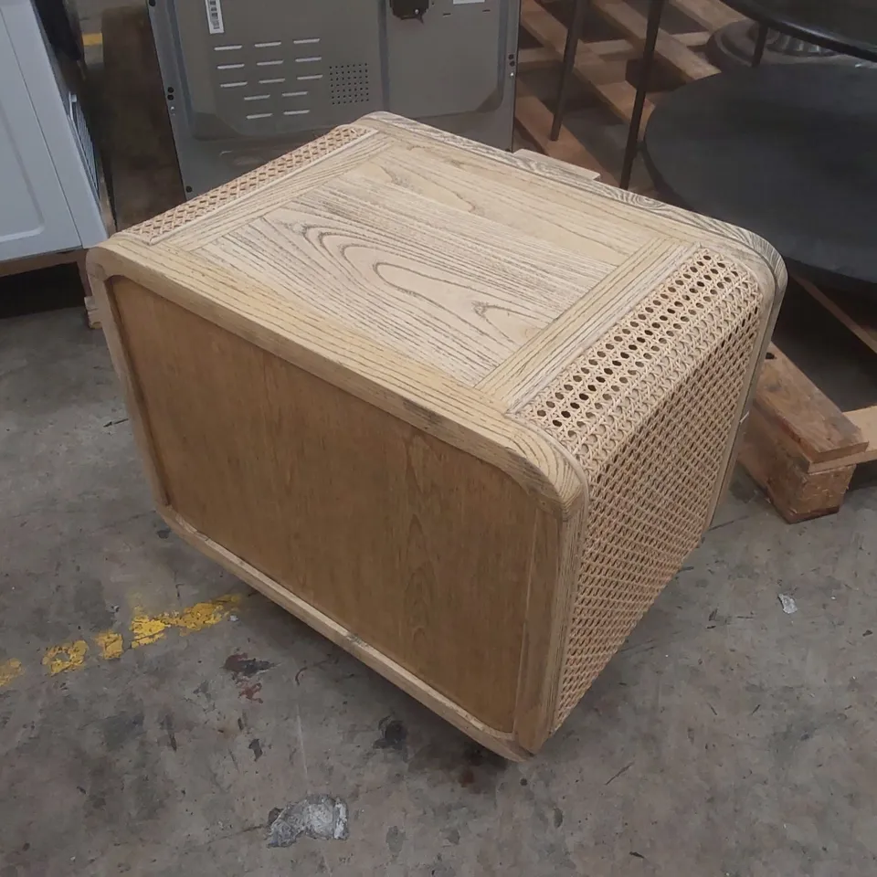 DESIGNER WOODEN BEDSIDE TABLE