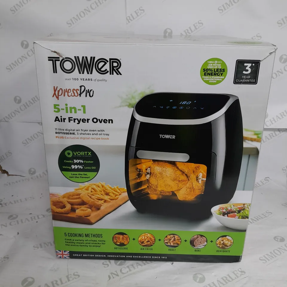 BOXED TOWER 5 IN 1 AIR FRYER OVEN