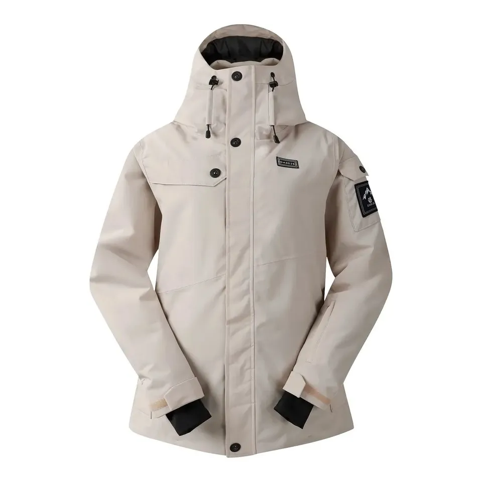 BRAND NEW DARE 2B WOMEN'S HOODED SKI JACKET GREY MORNING UK 14