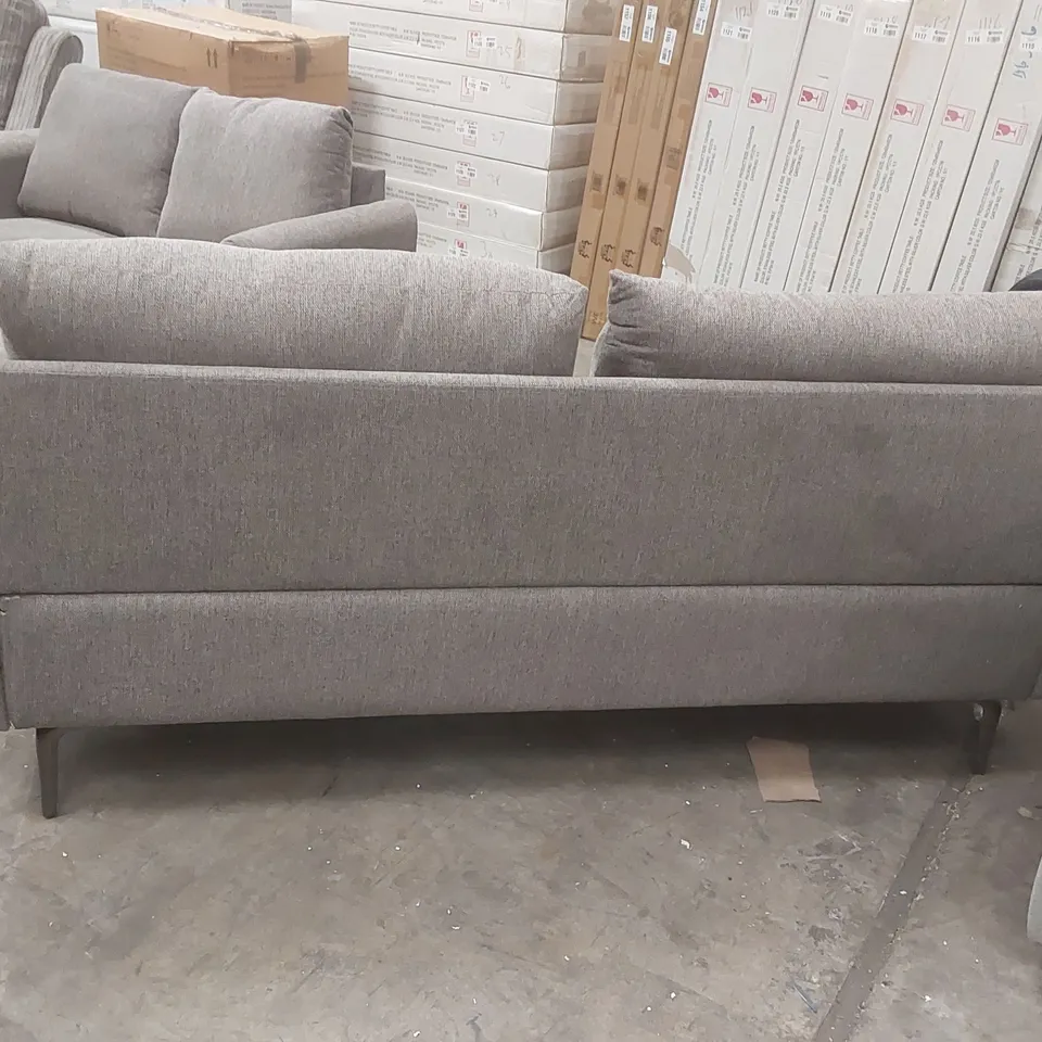 QUALITY DESIGNER FABRIC UPHOLSTERED 3-SEATER SOFA