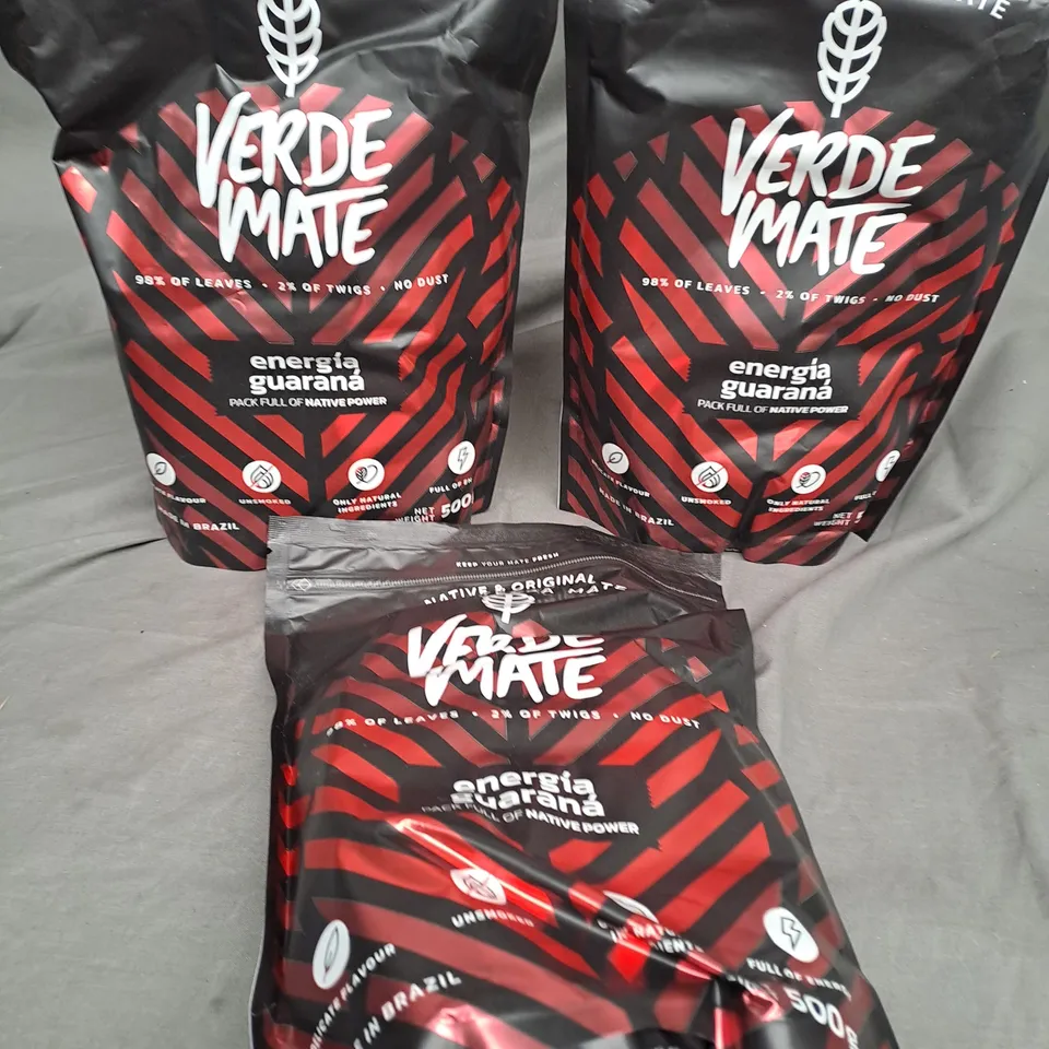 BOX OF APPROXIMATELY 5 VERDE MATE GREEN YERBA MATE