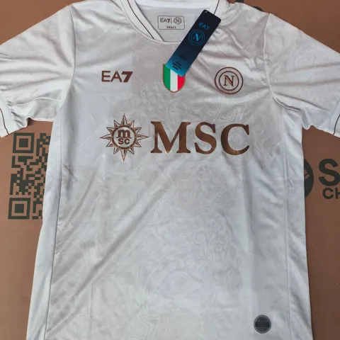 EA7 SSC NAPOLI 2025/2026 AWAY JERSEY SIZE SMALL