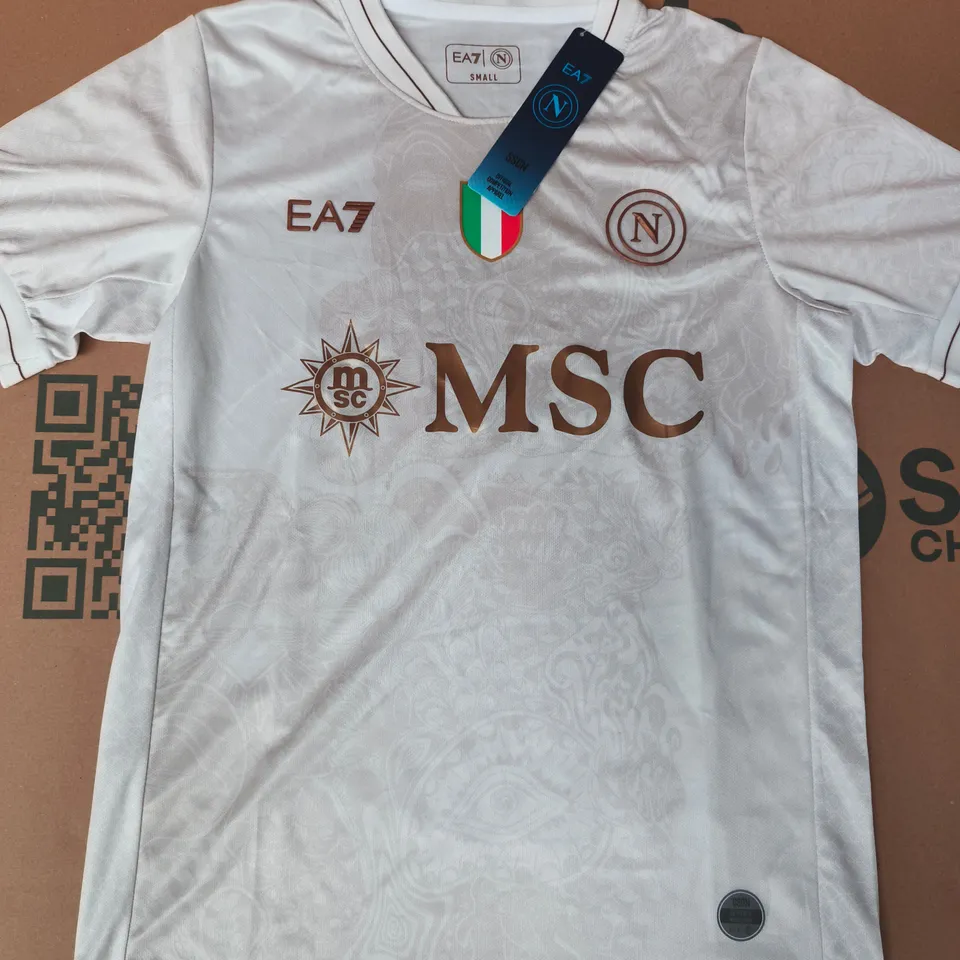 EA7 SSC NAPOLI 2025/2026 AWAY JERSEY SIZE SMALL