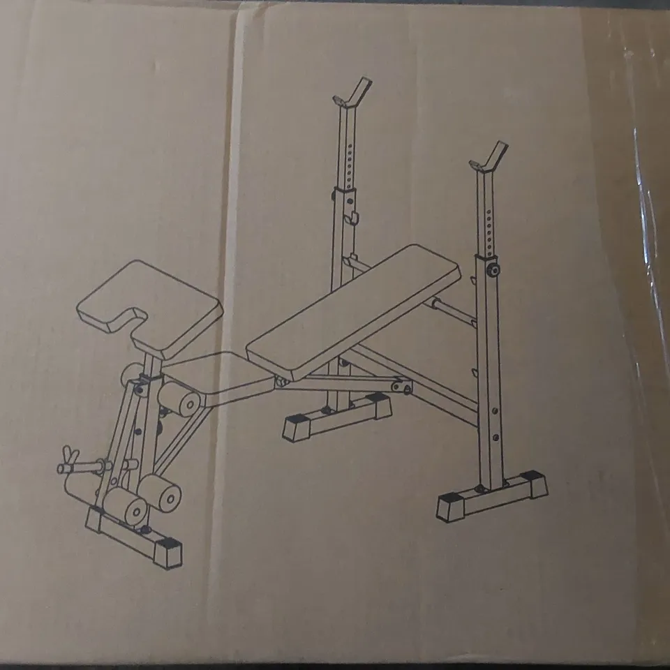 BOXED WEIGHT BENCH 