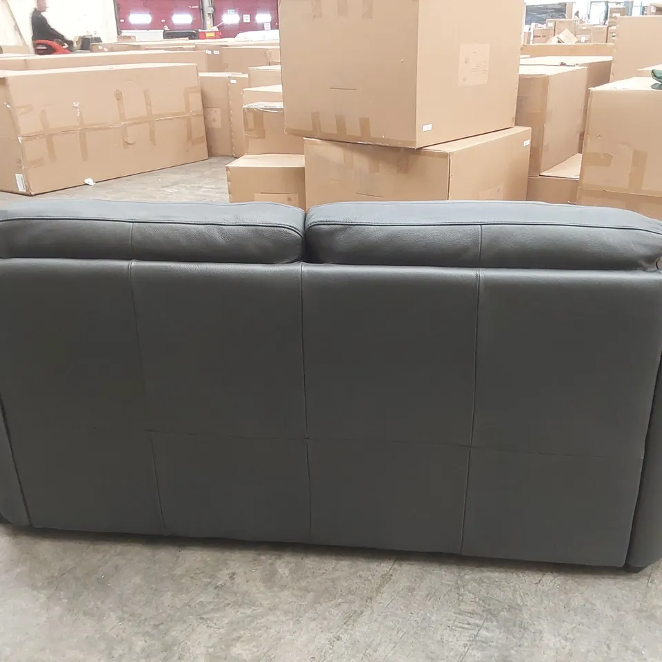 QUALITY DESIGNER ITALIAN MADE PARMA 3 SEATER LEATHER SOFA