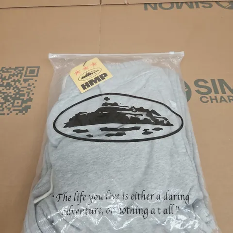 CORTEIZ LIGHT GREY JOGGERS SIZE L
