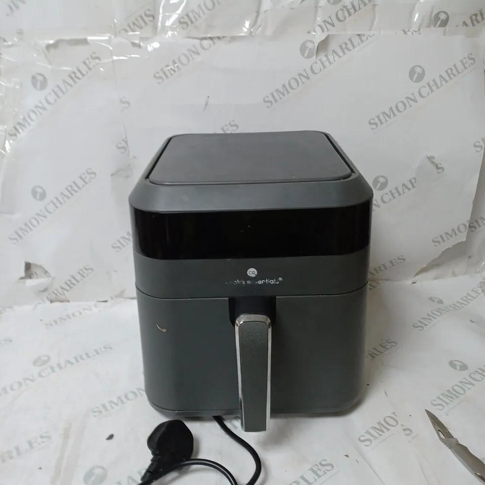 COOK'S ESSENTIALS 5.8L AIR FRYER IN SLATE GREY