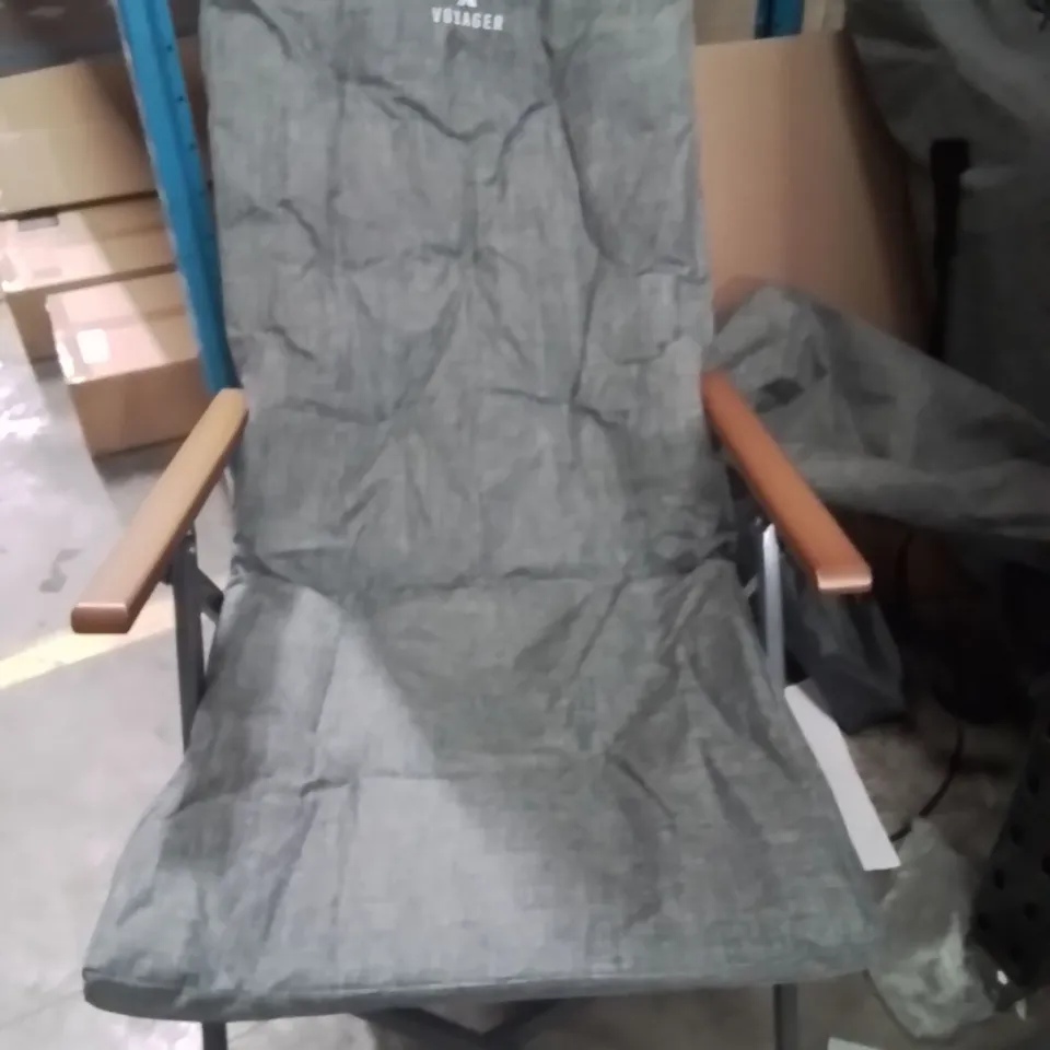 BAGGED VOYAGER CAMPING CHAIR GREY
