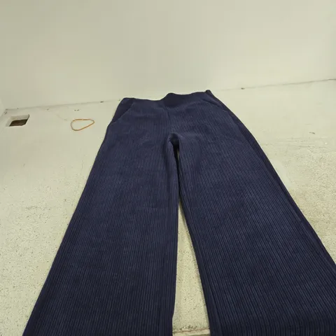 ICHI ESTD CORDUROY TROUSERS β WOMENβS DARK BLUE, SIZE SMALL