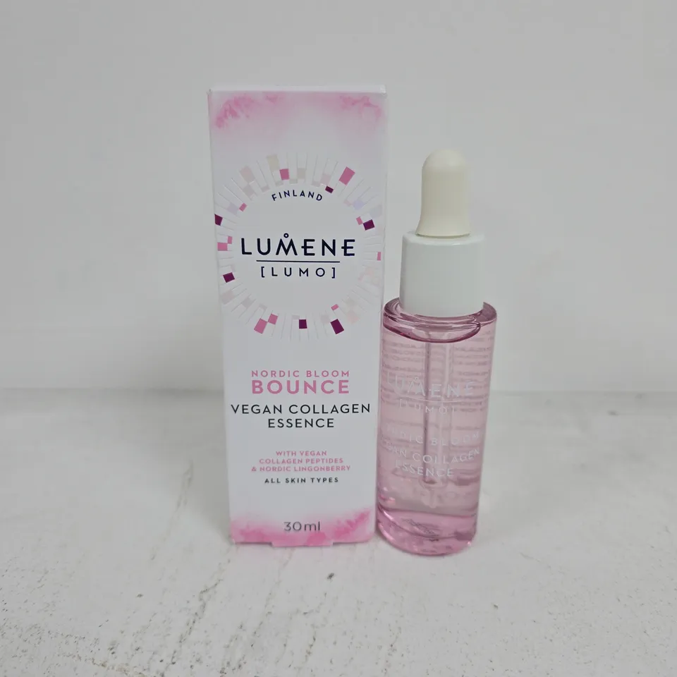 BOXED LUMENE LUMP NORDIC BLOOM BOUNCE VEGAN COLLAGEN ESSENCE (30ML)