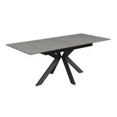BOXED ARAMIS 160-200cm CERAMIC EXTENDING DINING TABLE (2 BOXES)