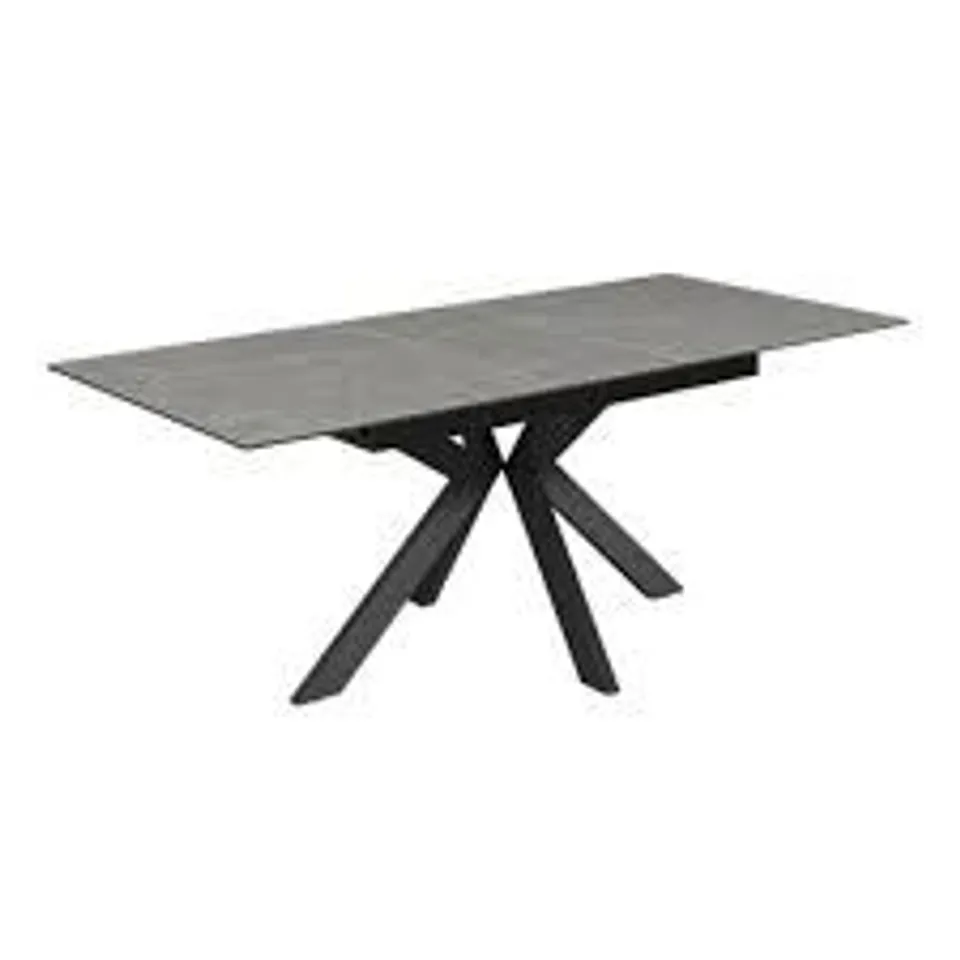 BOXED ARAMIS 160-200cm CERAMIC EXTENDING DINING TABLE (2 BOXES)