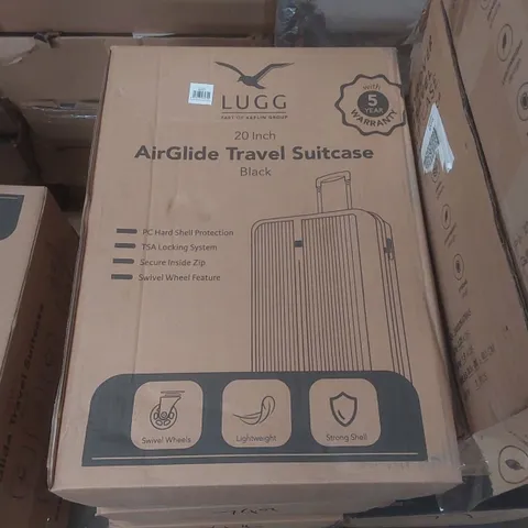 BOXED LUGG TRAVEL SUITCASE