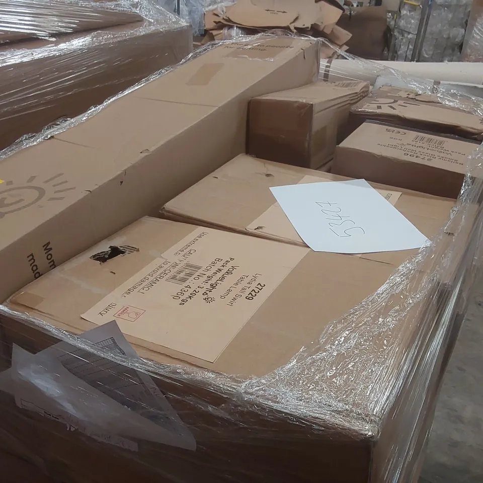 PALLET CONTAINING A VERY LARGE QUANTITY OF ASSORTED LIGHTING ITEMS