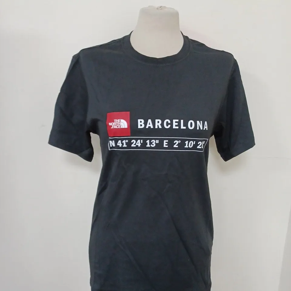 THE NORTH FACE BARCELONA T-SHIRT IN BACK SIZE XS