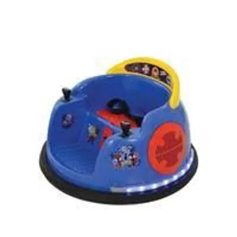 BOXED SPIDEY & HIS AMAZING FRIENDS 6V ELECTRIC BUMPER CAR RIDE ON