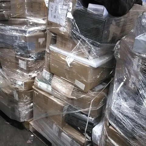 PALLET OF HOUSEHOLD ITEMS TO INCLUDE SHOE BOX, FOLDING HAIR DRYER, ROTI MAKER AND OTHER ASSORTED ITEMS...