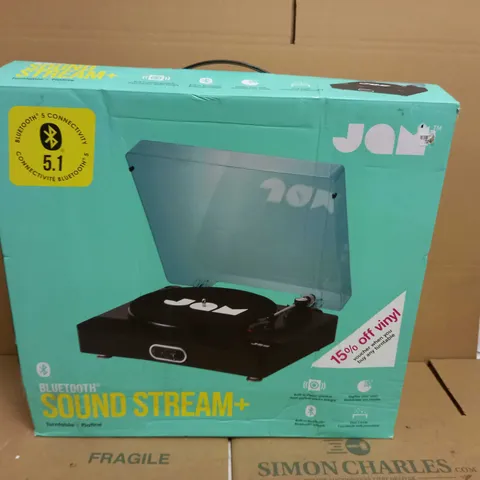 JAM BLUETOOTH SOUND STREAM+ TURNTABLE