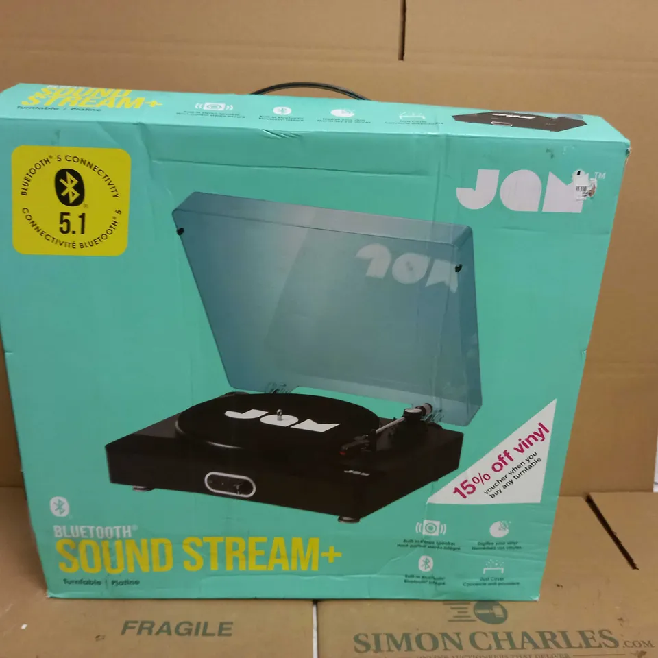 JAM BLUETOOTH SOUND STREAM+ TURNTABLE