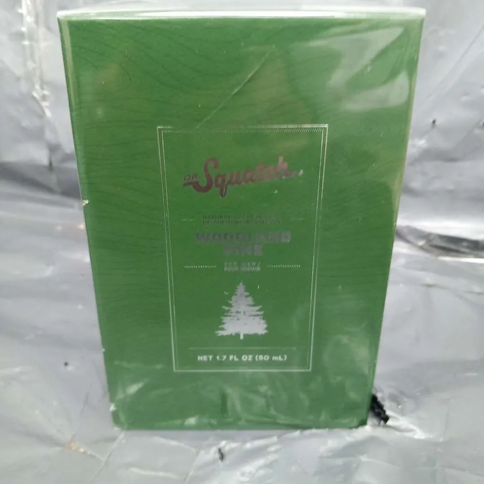 BOXED AND SEALED DR SQUATCH WOODLAND PINE EAU DE COLOGNE FOR MEN 50ML