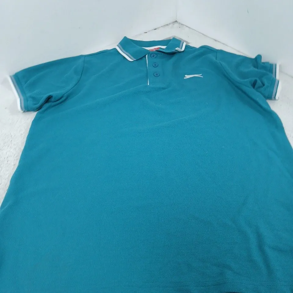 SLAZENGER TURQUOISE POLO SHIRT XS