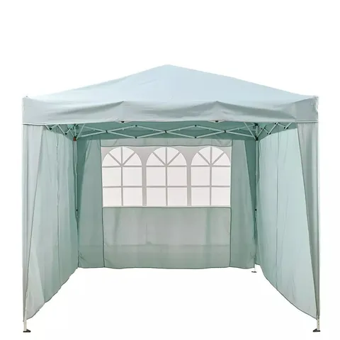 2.5 X 2.5M POP UP GAZEBO WITH 3-PIECE SIDE PANELS - COLLECTION ONLY