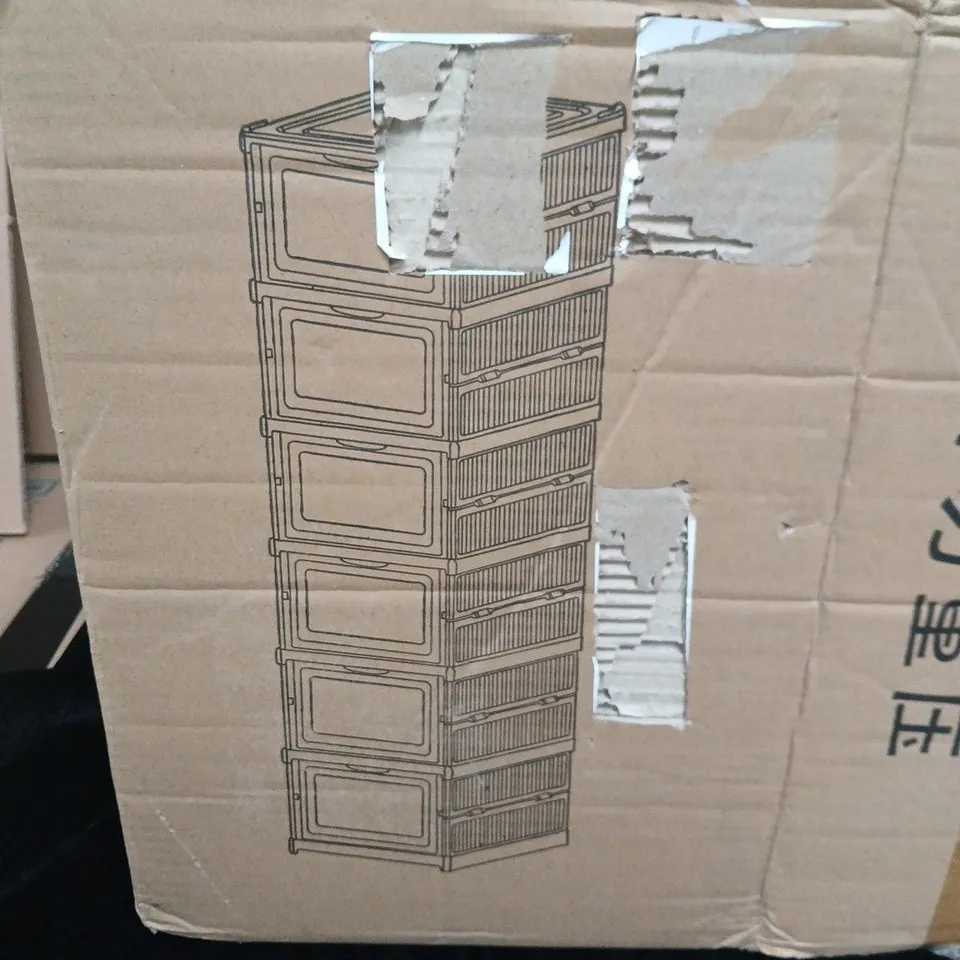 WHITE PLASTIC MULTI-DRAWER STORAGE TOWER – 40 X 19 X 27 CM