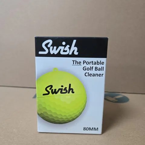 SWISH PORTABLE GOLF BALL CLEANER – 80MM