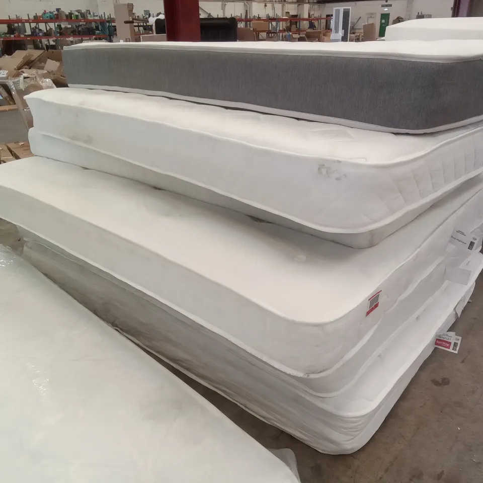LOT OF 6 ASSORTED UNBAGGED MATTRESS 