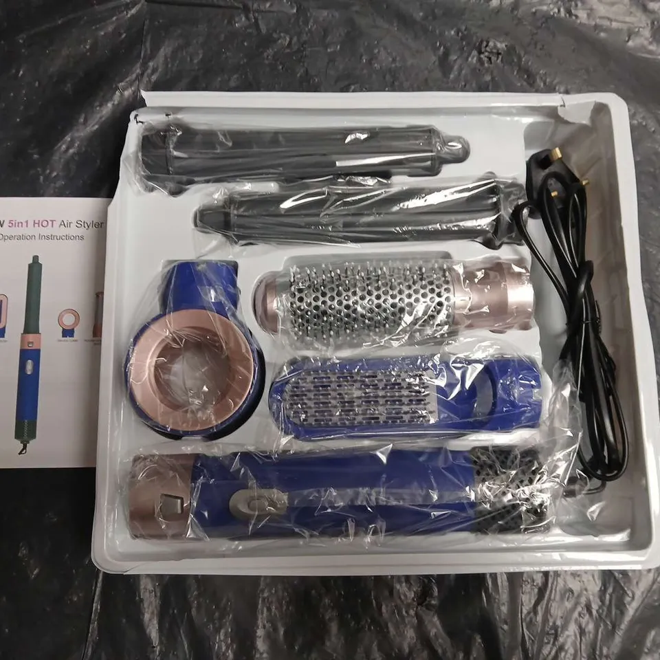 NEW 5-IN-1 HOT AIR STYLER WITH ATTACHMENTS