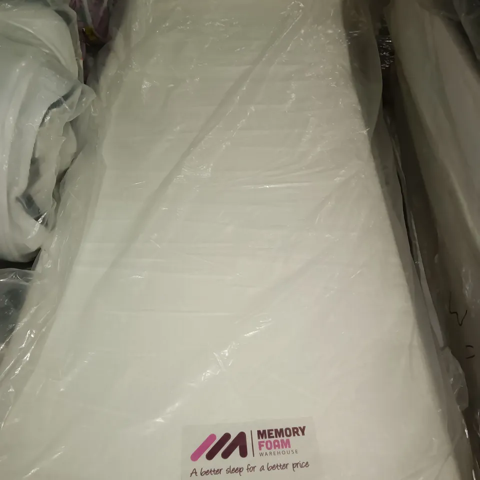 BAGGED MEMORY FOAM MATTRESS - APPROX 75 X 170CM