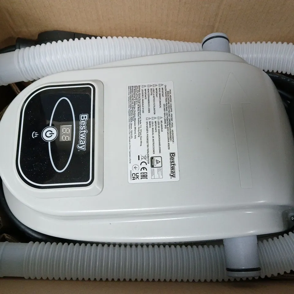 BOXED FLOW CLEAR POOL HEATER